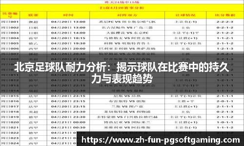 北京足球队耐力分析:揭示球队在比赛中的持久力与表现趋势